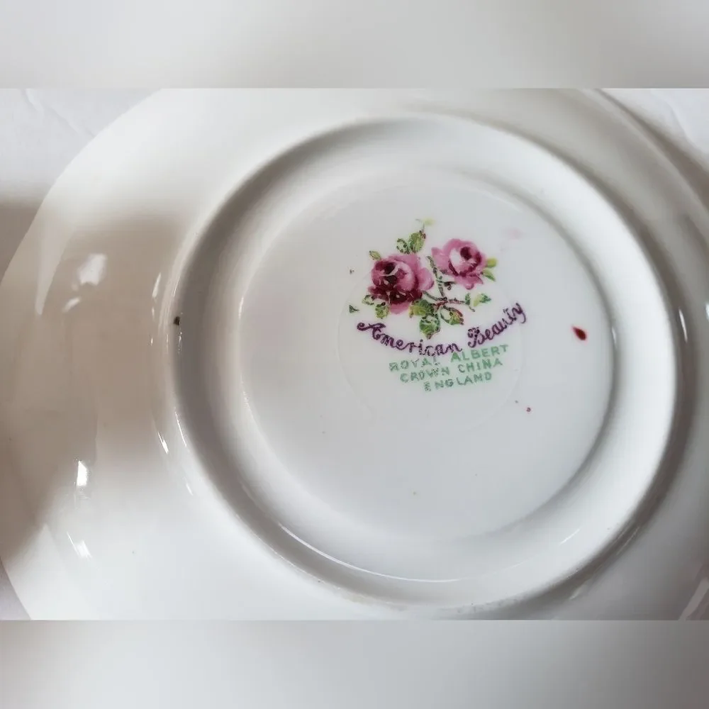 Royal Albert American Crown China Cup & Saucer